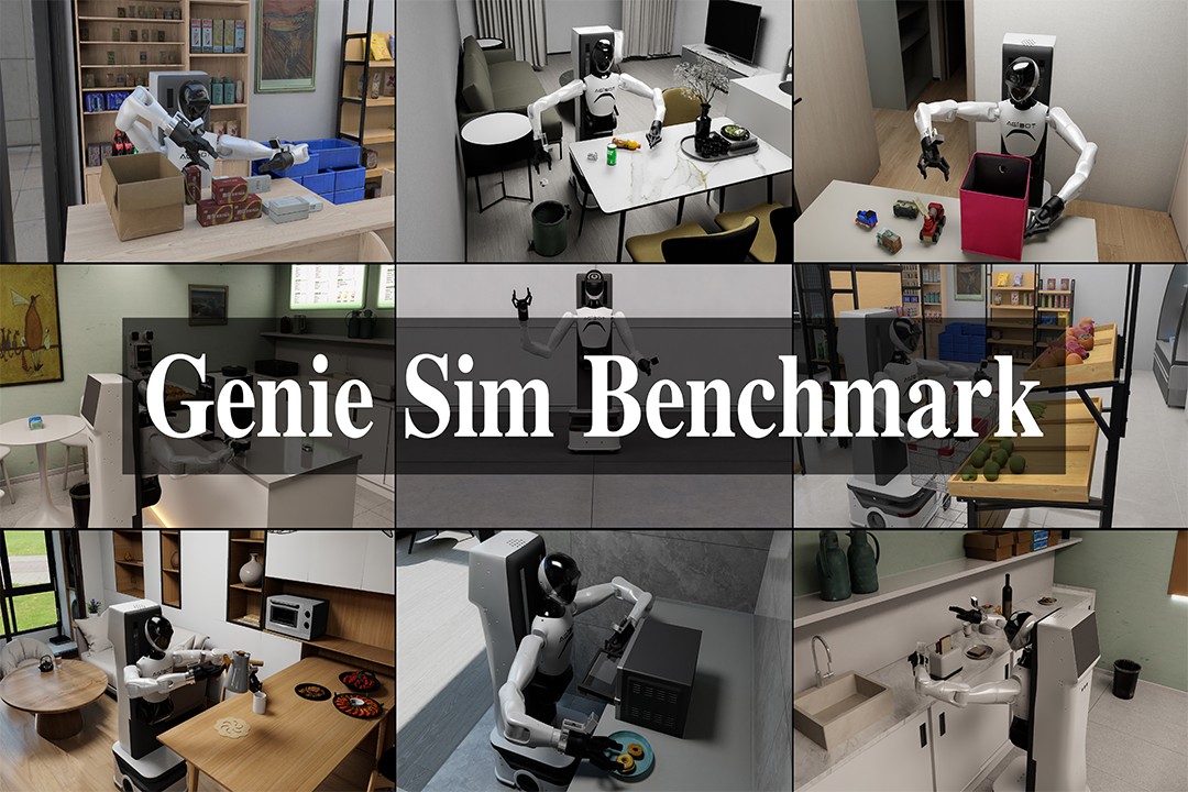 再掀开源浪潮！jiuyou.com机器人发布并开源仿真评测工具Genie Sim Benchma...
